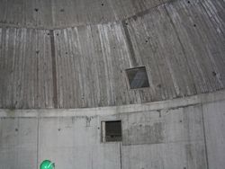 EASYCRETE TBG Metrostav - Pohledovy beton Easycrete pohled z vnitn sti velk kopule planetria 2