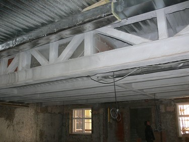 Ochrana dodaten vyztuujc nosn ocelov konstrukce – Pask, Praha 1