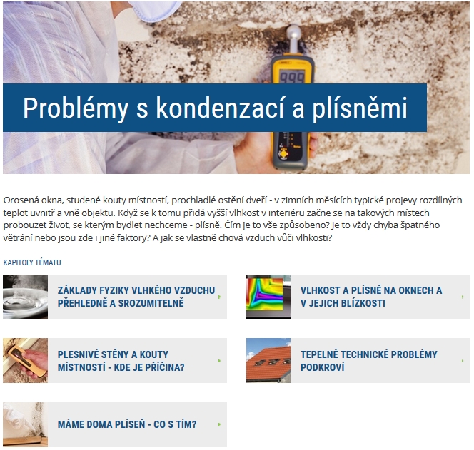 www.ESTAV.cz Problmy s kondenzac a plsnmi