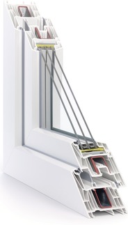 Nov okenn systm SYNEGO s 80mm stavebn hloubkou a Uw a 0,66 W/m²K