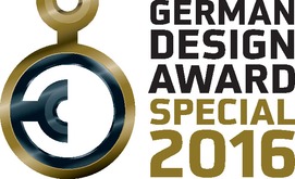 Stnek spolenosti Schco na veletrhu BAU v Mnichov v lednu 2015, za jeho mimodn proveden firma zskv ocenn German Design Award 2016 v kategorii „Special Mention“.