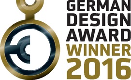 Do profil integrovan LED diodov osvtlen fasd Schco LightSkin powered by Zumtobel bylo ocenno titulem German Design Award 2016 „Winner“ v kategorii „Building and Elements“.