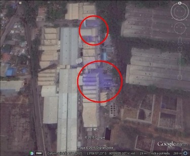 Obrzek 3 – Leteck snmek zvodu v Chennai (Tamil Nadu, Indie)