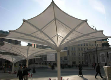 Year long umbrellas in Vienna