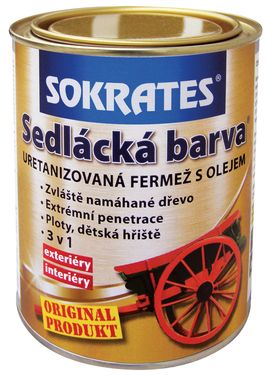 SOKRATES Sedlck barva - kryc barva na bzi modifikovan fermee s olejem ve vod