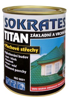 SOKRATES® TITAN – vodou editeln barva na kovov stechy a oplechovn budov dlouhodob odolv povtrnostnm vlivm.