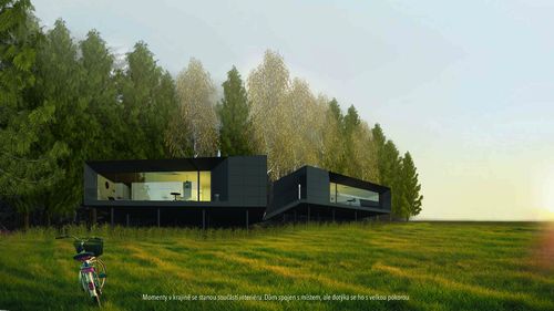 Vtzn architektonick nvrh soute esk ostrovn dm 2016 student Vojtcha Lichho a Petra Pvka