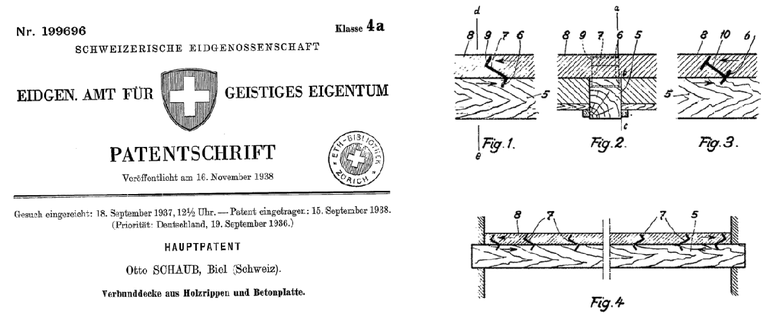 Obrzek . 3 – vcarsk patent Otto Schauba z roku 1938 [1]