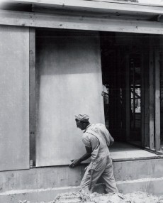 Výstavba domů A. Dowa v Midland Michigan, 1952