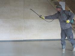 Českomoravský beton anhydrit Anhyment - Ošetřování litého cementového potěru CEMFLOW po zpracování