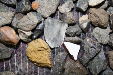 Obr. 4 Posuzovan vzorek recyklovanho kameniva