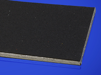 Vakuov izolace s gumovm granultem na povrchu, vhodn do podlah