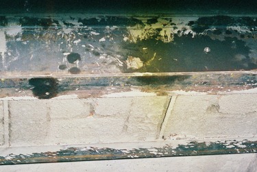 Obr. 13 Detail zdiva mezi nosky prvlaku