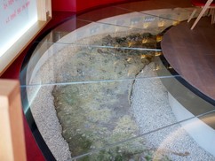 RockWine - prosklená podlaha s fragmentem rotundy