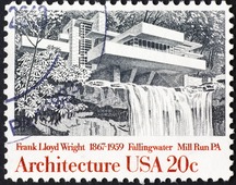 F. L. Wright – Vila na vodopádu ©Silvio – Fotolia.com