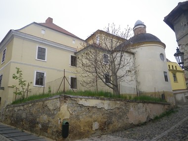 Synagoga a rabínský dům,  rekonstrukce historických budov,  Žatec,  foto Metrostav