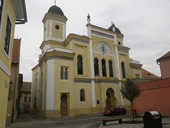 Synagoga a rabínský dům,  rekonstrukce historických budov,  Žatec,  foto Metrostav