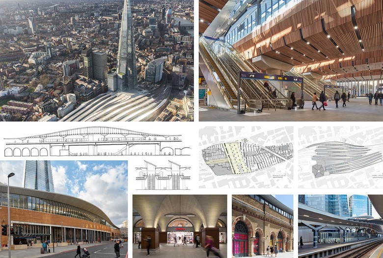 6. Grimshaw Architects LLP + AFRY CZ s.r.o. – Vlakové nádraží „London Bridge”, Londýn, Spojené království