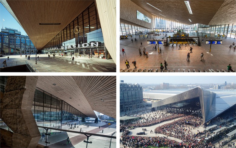 12. MVSA Architects + JIKA-CZ s.r.o. + KCAP Architects & Planners – Rotterdam hlavní nádraží, Nizozemsko