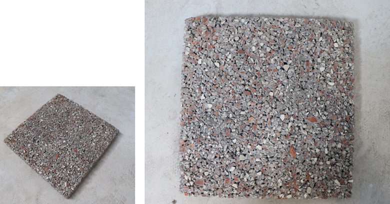 Obr. 13. Vliv povrchov pravy na texturu materilu – smsn recyklt z cihel a betonu, hrub frakce, bez povrchov pravy (foto – autor)