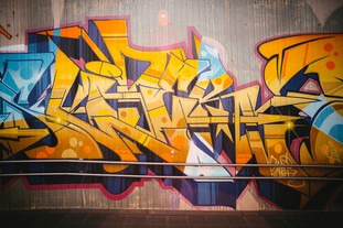 Vude ptomn grafitti