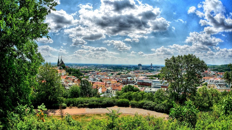 Pohled na Brno ze Špilberku