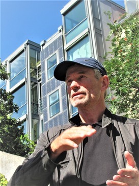 Kurt K. Christensen, hlavní architekt projektu obnovy Hedebygade. (Foto B. Koč)