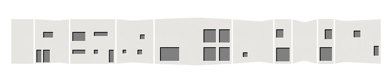 Fasády s členěním oken (Zdroj: studio No Architects)