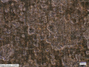 Obr. 8: Detail povrchu plechu.