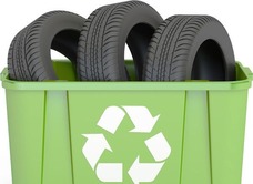Obr. 2a: Použité pneumatiky vhodné na recykláciu [5]