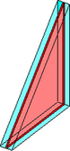 Obr. 4a Vrstven sklo (nap. 6+2×0,38+6 = 12,76 [mm])