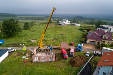 Stavba domu – prvn podla