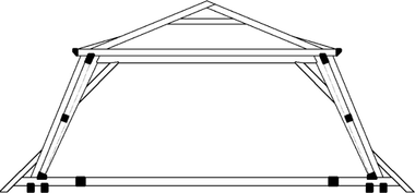 Obr. 9 – Schma manzardovej stolice