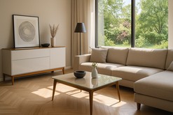 IZOS Design – Smaltovan skla, interirov vyuit na stolku a komod