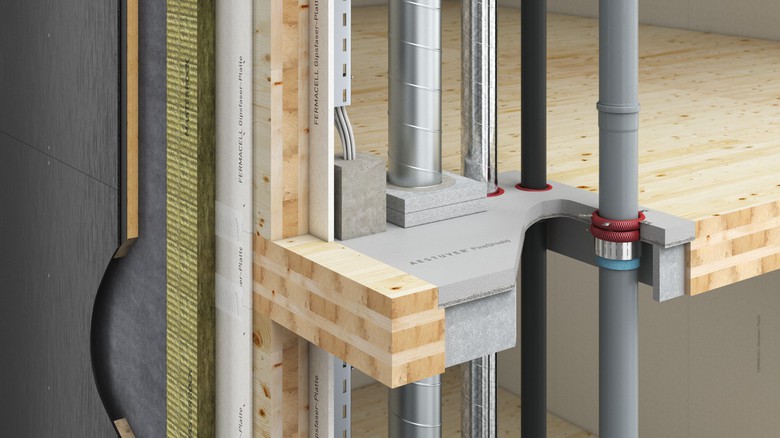 Aestuver™ FireShield – systémové řešení prostupu stropní konstrukcí z CLT panelů (projektové řešení) Aestuver™ FireShield – systémové řešení prostupu stropní konstrukcí z CLT panelů (projektové řešení)