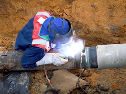 Starý plynovod ven, nový dovnitř