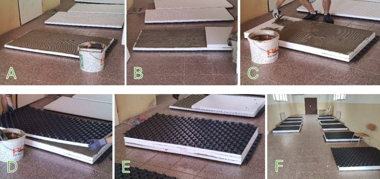 Obr. 4 Vyhotovenie panelov [Autor]