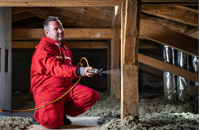 Ošetření krovu Imunitrelaxem spolu se zateplením systémem Magmarelax