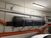 Rekuperace tepla ze splaškové odpadní vody: AKIRETHERM Universal vstupuje na trh Jedna z realizací rekuperačního výměníku AKIRETHERM Universal