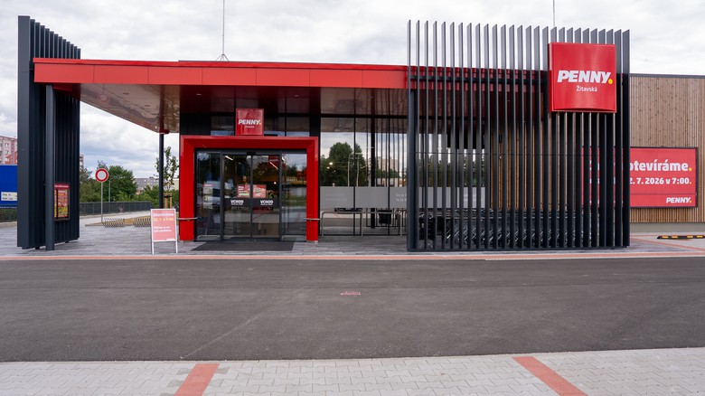 PENNY Česká Lípa s nosnou konstrukcí z CLT panelů