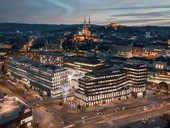 Stavba brněnského Dornychu pokračuje podle plánu. Základy jsou kompletní, železobetonový skelet roste nad úroveň země Dornych - vizualizace. Zdroj: CRESTYL