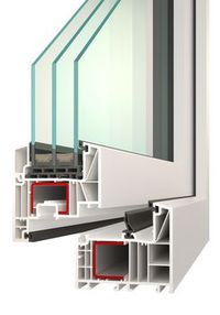 plastov okna vekra s rozenou stavebn hloubkou 82 mm profily Trend a Komfort