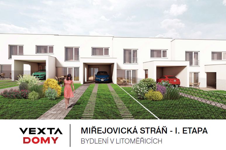 VEXTA DOMY stav nov rodinn domy na Miejovick strni v Litomicch