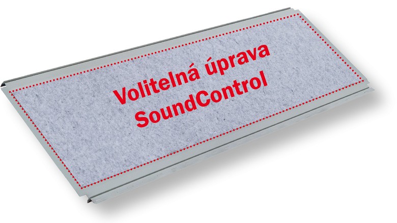 �prava SoundControl se aplikuje z&nbsp;rubov� strany krytiny SATJAM Rapid DeLuxe a pom�h� eliminovat negativn� akustick� jevy z&nbsp;de�t� nebo prudk�ho v�tru