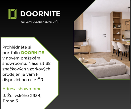 POZVÁNKA: 23. června otevírá DOORNITE nový pražský showroom